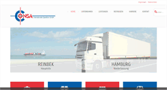 Desktop Screenshot of consa-spedition.de